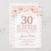 Verrassende 30e verjaardag van de prijs - White Ro Kaart (Voorkant / Achterkant)