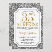 Verrassende 35e trouwdag - Zilver Goud Kaart (Voorkant / Achterkant)
