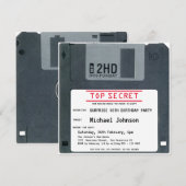 Verrassende 40e verjaardag bovenste geheime retro  kaart (Voorkant / Achterkant)