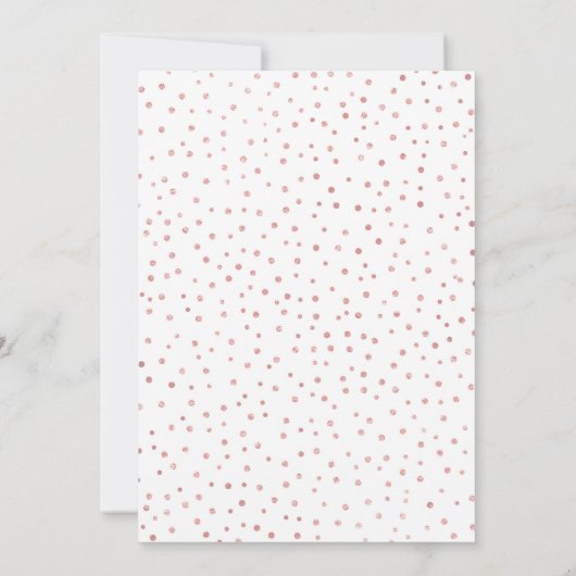 Verrassende 40e verjaardag van de opkomst - White  Kaart (Achterkant)