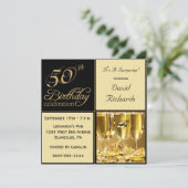 Verrassende 50e verjaardag feestdagen kaart (Staand voorkant)