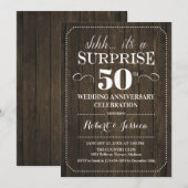 Verrassende 50ste huwelijksverjaardag - Rustiek ho Kaart (Voorkant / Achterkant)