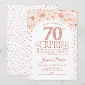 Verrassende 70e verjaardag van de opstand - White  Kaart (Voorkant / Achterkant)