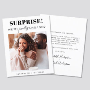 Verrassende aankondiging van budget Verloving foto