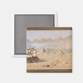 Verrassende aanval, 1871 magneet (Voorkant / Achterkant)