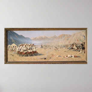 Verrassende aanval, 1871 poster