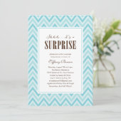 Verrassende baby Shower-uitnodigingen Kaart (Staand voorkant)
