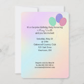 Verrassende Birthday Party Bengal cat in doos Kaart (Achterkant)