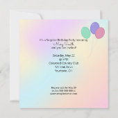 Verrassende Birthday Party-kat in doos Kaart (Achterkant)