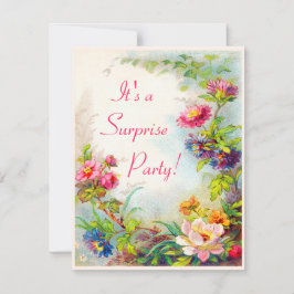 Verrassende Dahlias Peonies Victoriaans tuin Kaart