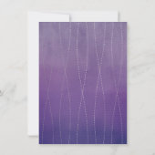 Verrassende feestdag - Waterverf, zilver Kaart (Achterkant)