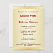 Verrassende feestdagen - Champagne Kaart (Achterkant)