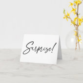 Verrassende Kaart van de Aankondiging van Baby (Gele Bloem)