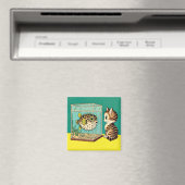 Verrassende kat en kogelvis magneet (Insitu (Vaatwasser))