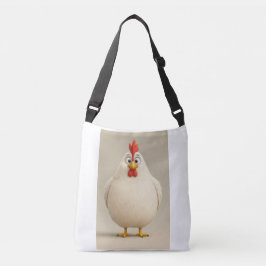 Verrassende kip Canvas tas