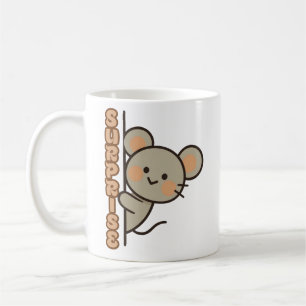 Verrassende Mopige Muis Mok Kawaii Koffiekop
