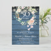 Verrassende Partij 50ste Jubileum Kaart (Staand voorkant)