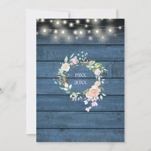 Verrassende Partij 50ste Jubileum Kaart (Achterkant)