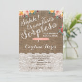 Verrassende partij nodigt Vrouw uit in het Spaans Kaart (Staand voorkant)