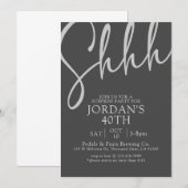 Verrassende Partij, uitnodiging voor verrassende v (Voorkant / Achterkant)