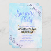 Verrassende partij Waterverf pasta Kaart (Voorkant / Achterkant)