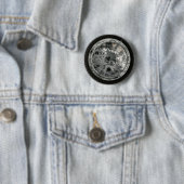 Verrassende tijd en ruimte ronde button 5,7 cm (In situ)