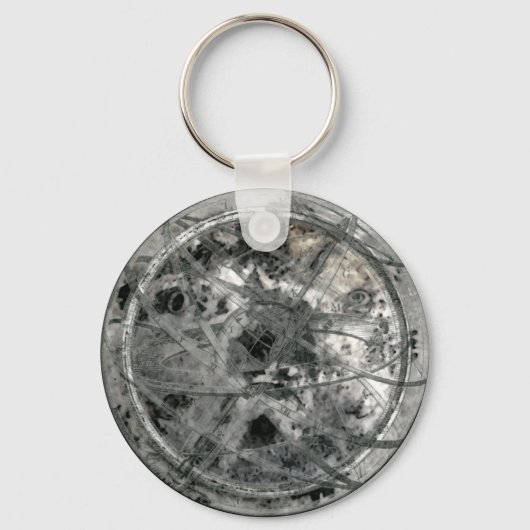 Verrassende tijd en ruimte sleutelhanger (Voorkant)