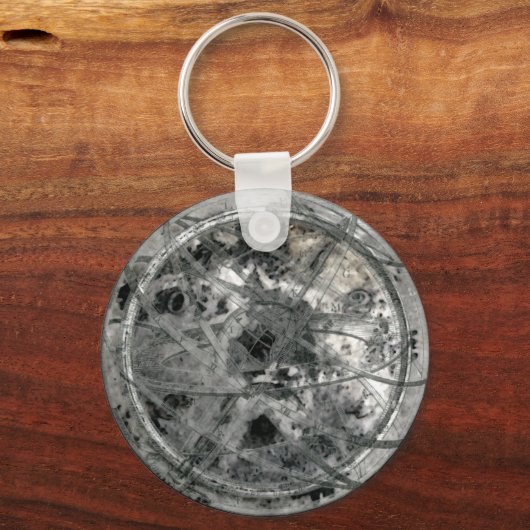 Verrassende tijd en ruimte sleutelhanger (Voorkant)