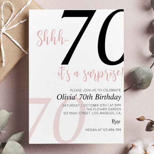 Verrassende uitnodiging op elke leeftijd