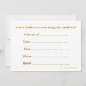 Verrassende uitnodiging op feestdag met cadeaudoos (Achterkant)