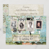 Verrassende uitnodiging van de 80e verjaardag van (Voorkant / Achterkant)
