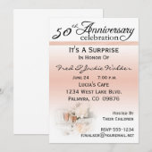 Verrassende uitnodigingen van de 50e Jubileum Part (Voorkant / Achterkant)