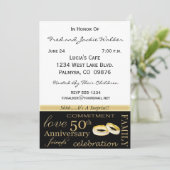 Verrassende uitnodigingen van de 50e Jubileum Part (Staand voorkant)