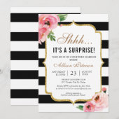 Verrassende verjaardag 40th, 50th, 60th Birthday P Kaart (Voorkant / Achterkant)