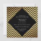 Verrassende verjaardag Art Deco Geometric Gold Kaart (Voorkant)