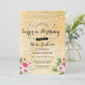 Verrassende verjaardag Elke leeftijd waarop een Fl Kaart (Staand voorkant)