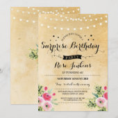 Verrassende verjaardag Elke leeftijd waarop een Fl Kaart (Voorkant / Achterkant)