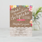 Verrassende verjaardagsfeest nodigt Lady, Spaans u Kaart (Staand voorkant)