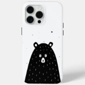 Verrassende zwarte cartoon Panda Case-Mate iPhone Case (Achterkant)