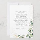 Verrassing 100e verjaardag Eucalyptus Kaart Aanvra (Achterkant)