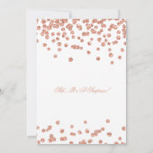 Verrassing 100e Verjaardag Roos Gouden Glitter Con Kaart (Achterkant)