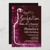 Verrassing 18e verjaardag wijn gerijpt tot in de p kaart (Voorkant / Achterkant)