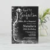 Verrassing 18e verjaardag wijn gerijpt tot in de p kaart (Staand voorkant)