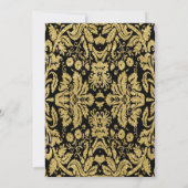 Verrassing 18e Verjaardagsfeest - Goud Zwart Rood Kaart (Achterkant)