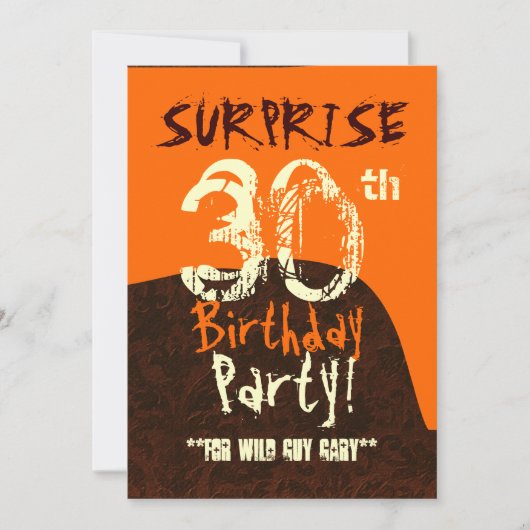 VERRASSING 30e verjaardag Grunge Paint Drip C732AB Kaart (Voorkant)