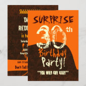 VERRASSING 30e verjaardag Grunge Paint Drip C732AB Kaart (Voorkant / Achterkant)