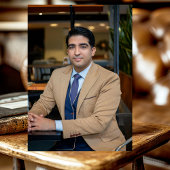 Verrassing 30e verjaardag Navy Blue Gold Ballonnen Kaart