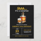 Verrassing 30e Whiskey Cigar Bourbon Verjaardagsfe Kaart (Voorkant)