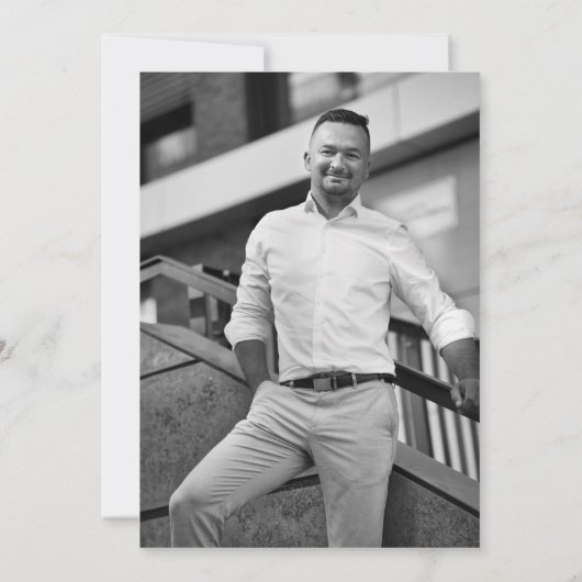 Verrassing 40e verjaardag Black Gold Balloons Part Kaart (Achterkant)