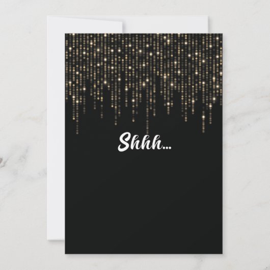 Verrassing 40e Verjaardagsfeest voor Vrouwen, Zwar Kaart (Achterkant)